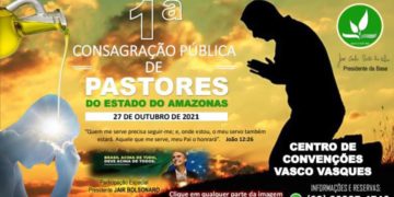 Centro de convenções Vasco Vasques terá consagração de pastores, com a presença de BOLSONARO