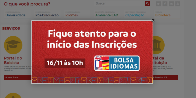 Inscrições para o Bolsa Idiomas iniciam nesta terça-feira, em Manaus