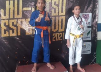 Treinadas pelo pai, irmãs indígenas conquistam medalha de ouro na Copa Manacapuru de Jiu-jitsu, no AM