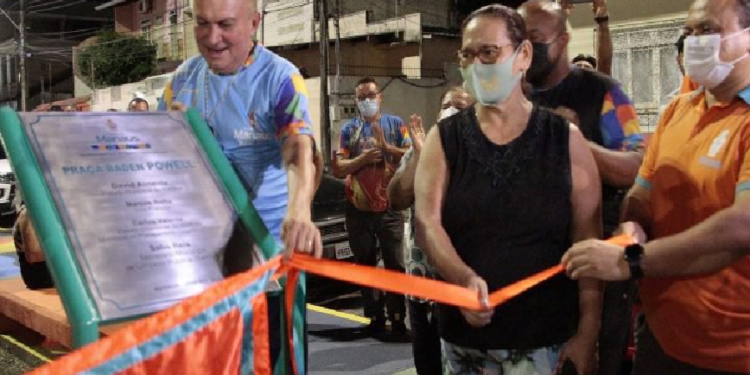 Praça Baden Powell na Cachoeirinha é reinaugurada pela prefeitura