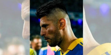 Após discutir com Benedetto, lateral do Boca surge com “cara amassada”