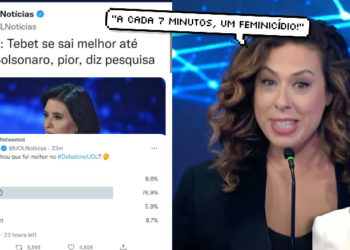 ‘Jornalismo morreu?’ UOL, Folha de SP e jornalista inventam dados para “lacrar” com Vera Magalhães; veja vídeo