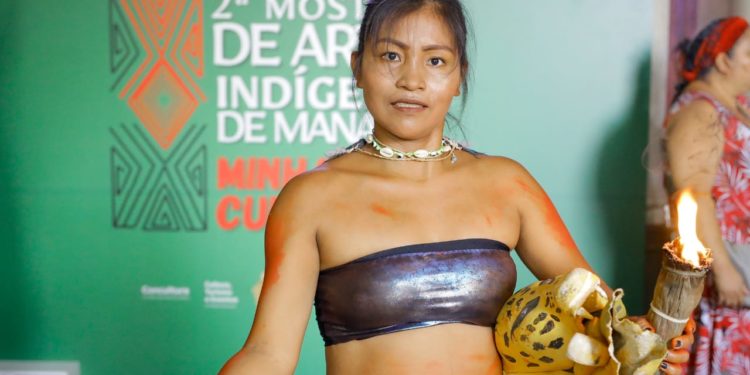 Arte e cultura do povo ticuna marcam presença na Segunda Mostra de Arte Indígena da Prefeitura de Manaus