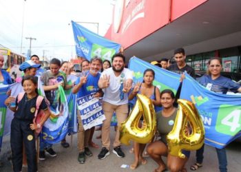 Movimento de apoio a Wilson, ‘Atitude 44’ faz caminhada no bairro Grande Vitória