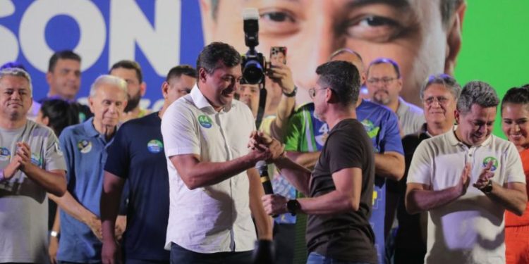 Wilson já investiu R$ 322 milhões em parcerias com a Prefeitura de Manaus, oito vezes mais que Braga em dois mandatos