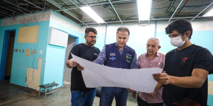 Governo do Amazonas inicia obra de reforma e ampliação da UTI do Hospital Infantil Dr. Fajardo