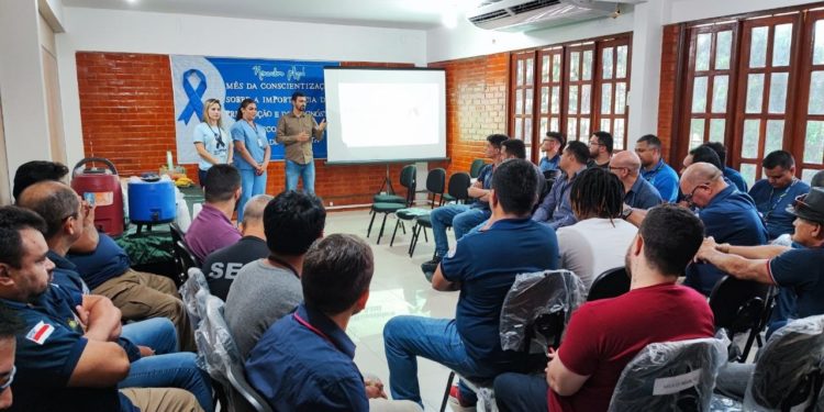 Servidores da Seap acompanham palestra sobre o Novembro Azul 