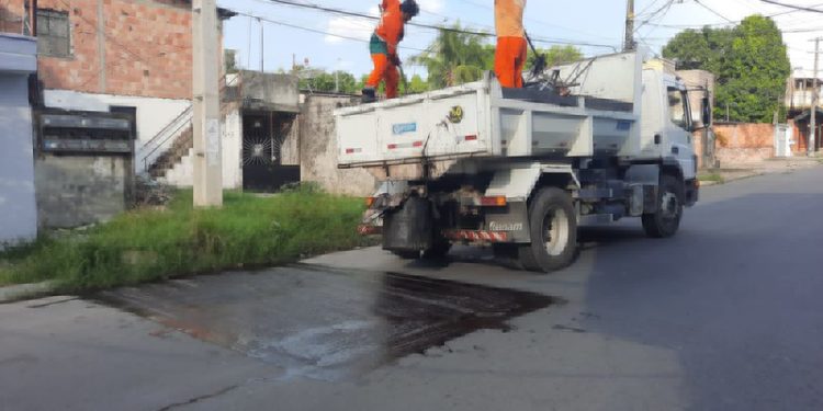 Prefeitura de Manaus leva infraestrutura as ruas do loteamento Campo Dourado