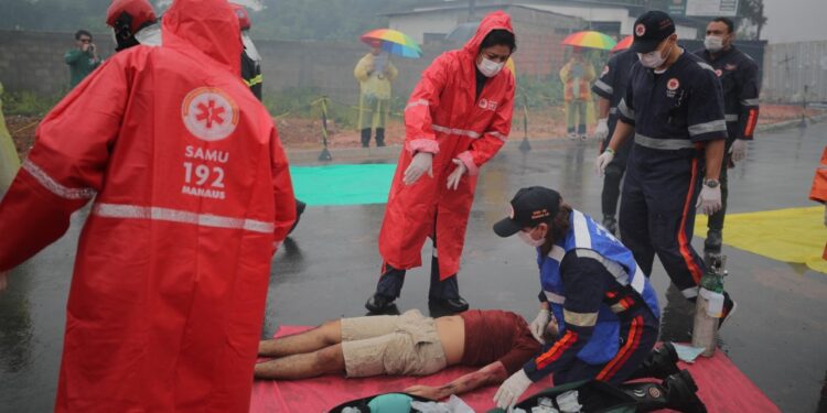 Governo do Amazonas promove simulado de emergência em rede de gás natural