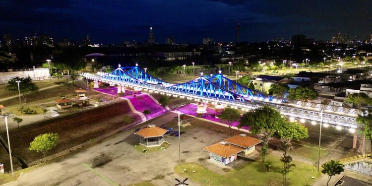 Ponte de ferro da avenida 7 de Setembro vai ganhar letreiro turístico da Prefeitura de Manaus