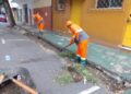 Prefeitura de Manaus realiza serviços de limpeza no Centro