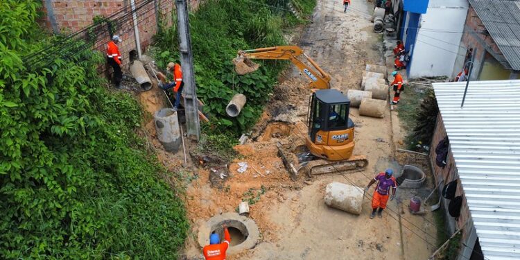 Prefeitura de Manaus recuperou 324 redes de drenagem no primeiro mês de 2023