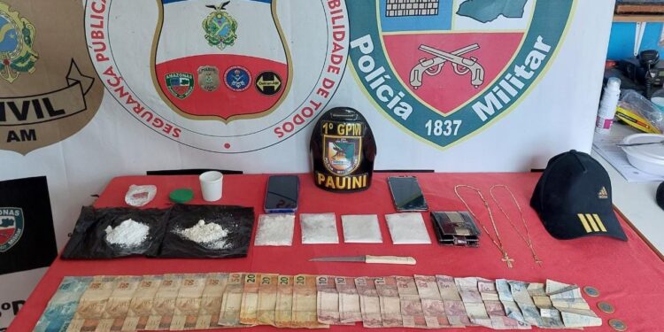 Polícia Militar detém homem por tráfico de drogas em Pauini