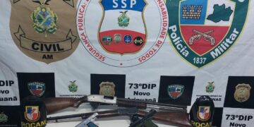 PMAM apreende 215 armas de fogo, nos três primeiros meses de 2023