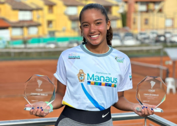 Beatriz Rodrigues, atleta do programa ‘Manaus Olímpica’ é campeã internacional de tênis no Equador