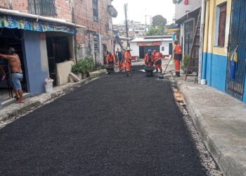 Prefeitura de Manaus contempla novas vias no bairro Lírio do Vale com recapeamento asfáltico