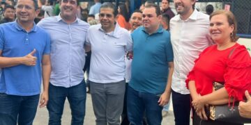 Vereadora Yomara Lins participa da inauguração de quadra poliesportiva no bairro São Jorge