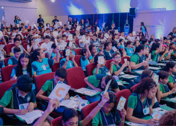 Alunos do 5º ano participam do primeiro dia do ‘Viradão Saeb’ da Prefeitura de Manaus