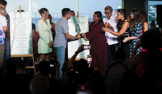 Prefeito inaugura mirante Lúcia Almeida e largo de São Vicente, primeiras obras de reabilitação do centro histórico de Manaus