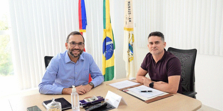 Prefeito David Almeida e presidente da Eletros discutem oportunidades de investimentos para Manaus